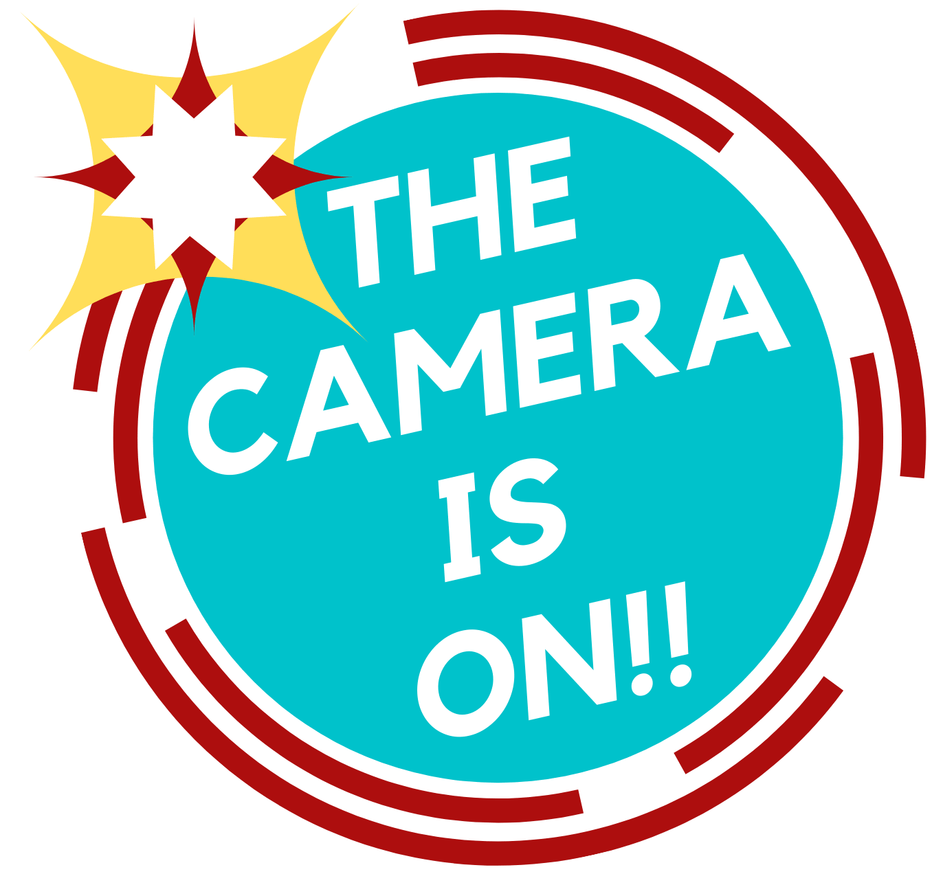 Logotipo The camera is on